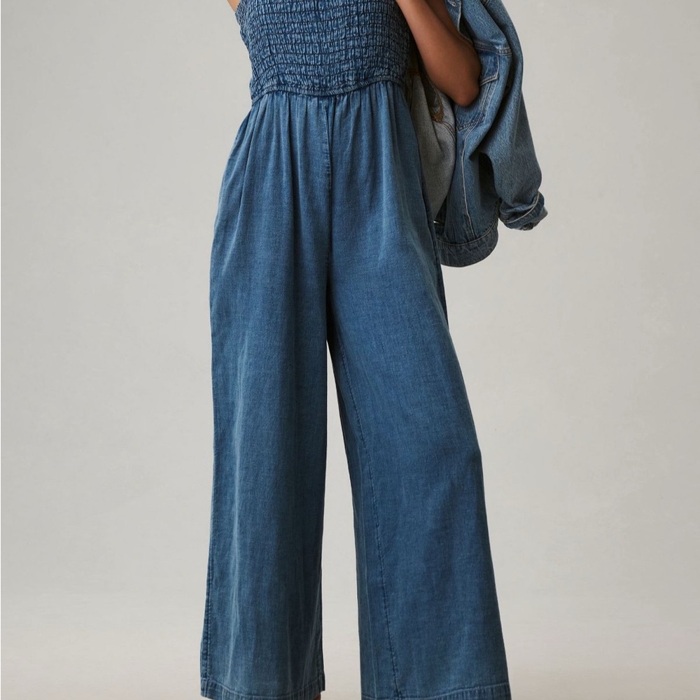 Women's Blue Denim Jumpsuit